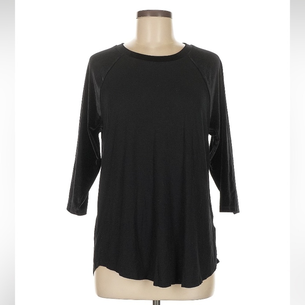 Black 3/4 Sleeve Top